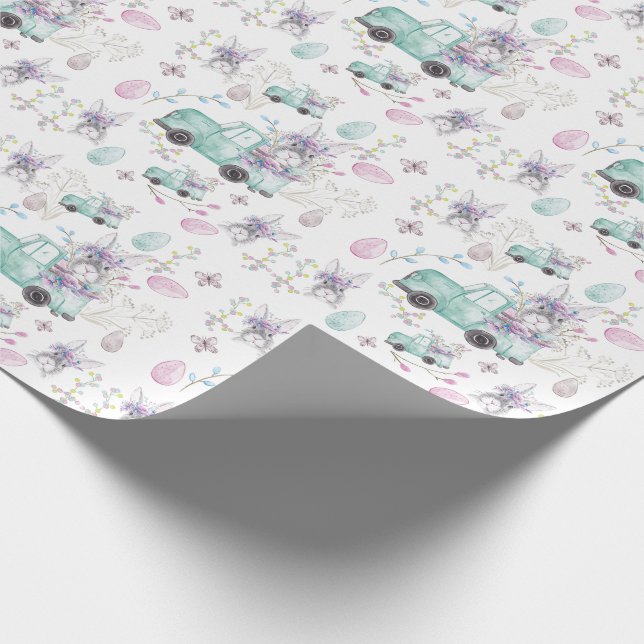 Spring Colorful Hand Painted Wrapping Paper (Corner)
