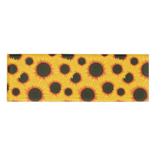 sunflower name tags zazzle