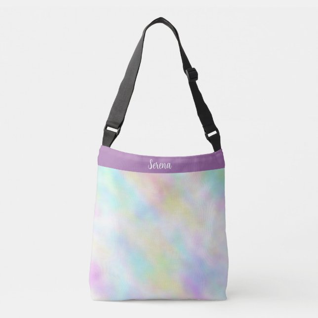 Spring Colors Abstract Crossbody Bag (Front)