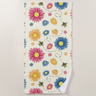 Spring Colors Beach Towel