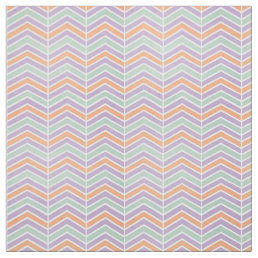 Spring Colors Faded Chevron Pattern Fabric
