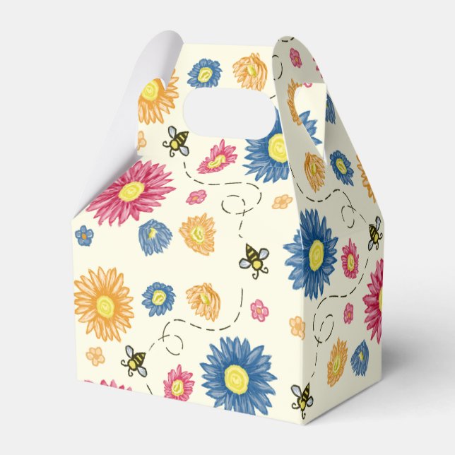 Spring Colors Favor Boxes (Back Side)