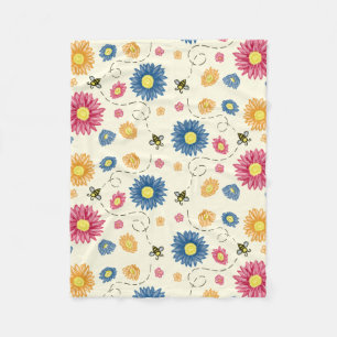 Spring Colors Fleece Blanket