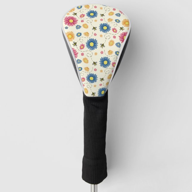 Spring Colors Golf Head Cover (Front)
