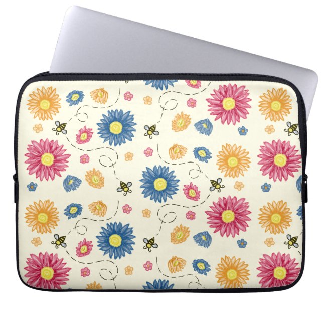 Spring Colors Laptop Sleeve (Front)