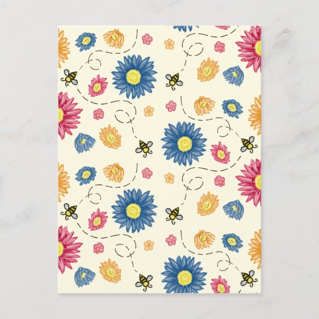 Spring Colors Postcard (Front)