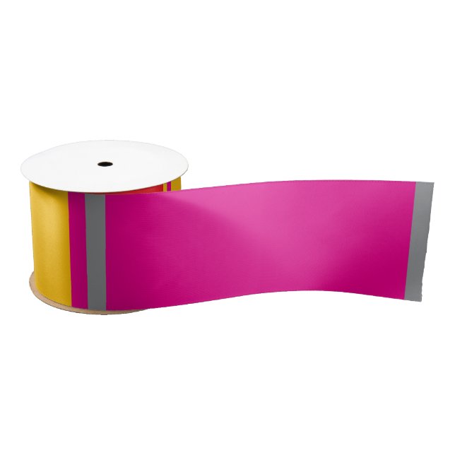Spring Colors Striped Satin Ribbon (Spool)