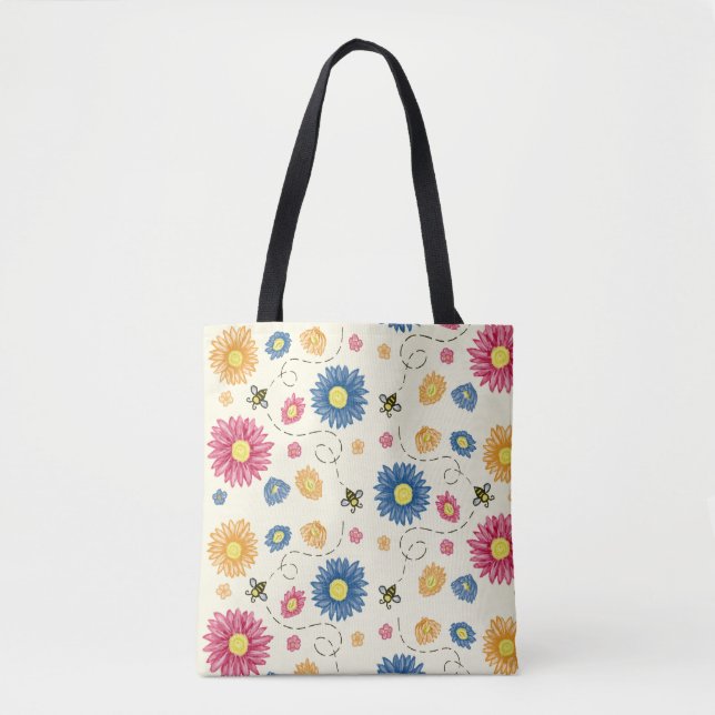 Spring Colors Tote Bag (Front)