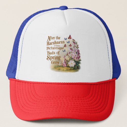 Spring colours trucker hat