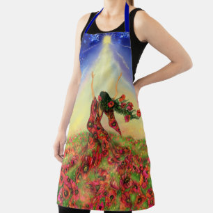 Spring Comes After Winter - Fantastic Flowers Girl Apron