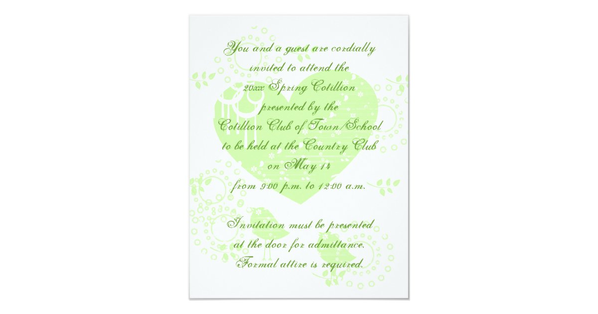 Cotillion Invitation Wording 3