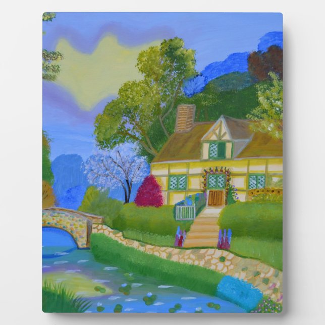 Spring Cottage Plaque (Front)