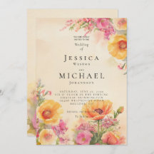 Spring Cottagecore Pink And Peach Wedding