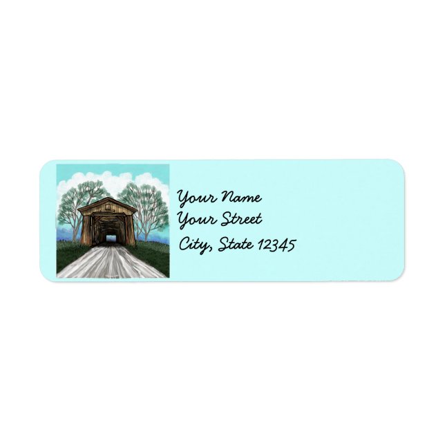Spring Covered Bridge Label (Front)