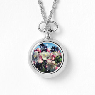 Spring Crabapple Flower Blossoms Personalized Watch