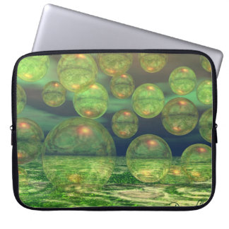 Spring Creation – Green & Gold Renewal Laptop Sleeve