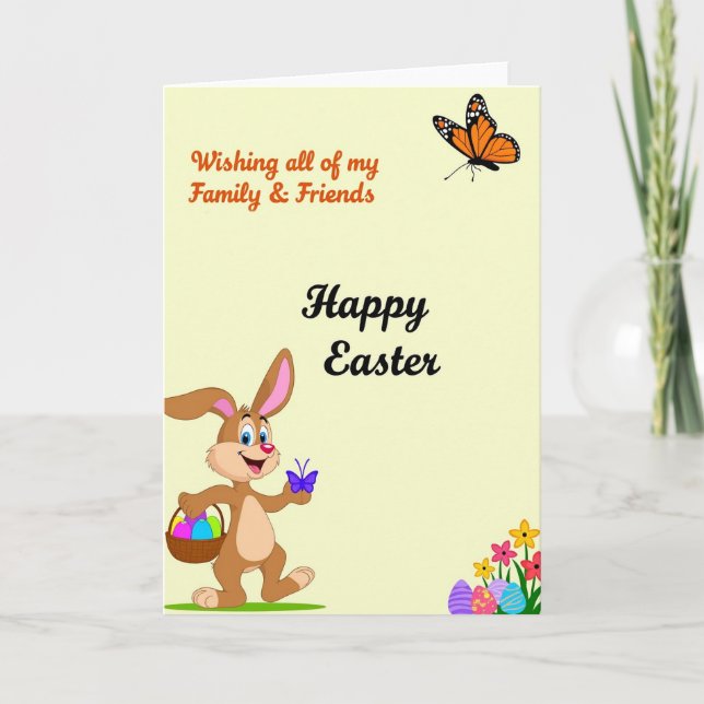 Spring Creature Kraft Paper Look Card (Front)