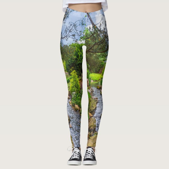 Spring Creek Painterly Leggings (Front)