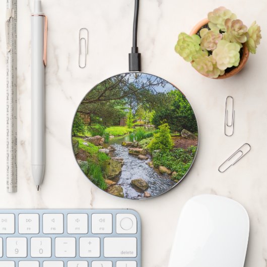 Spring Creek Painterly Wireless Charger (Desk)
