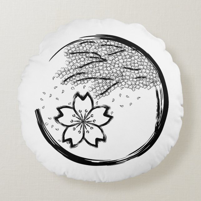 Spring Crest Round Pillow (Front)