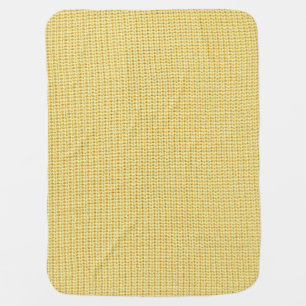 Spring Crochet: Yellow Textile Art. Baby Blanket