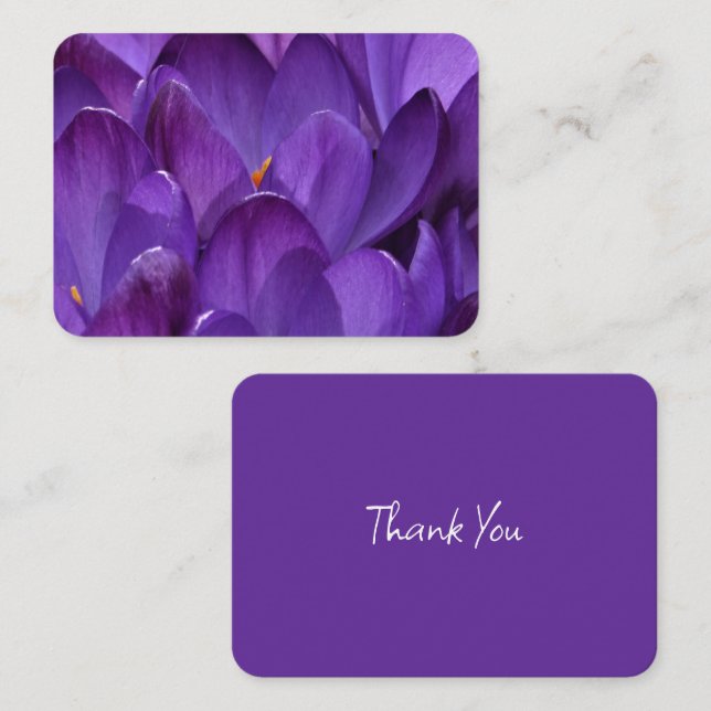 Spring Crocus Photography Note Card (Front/Back)