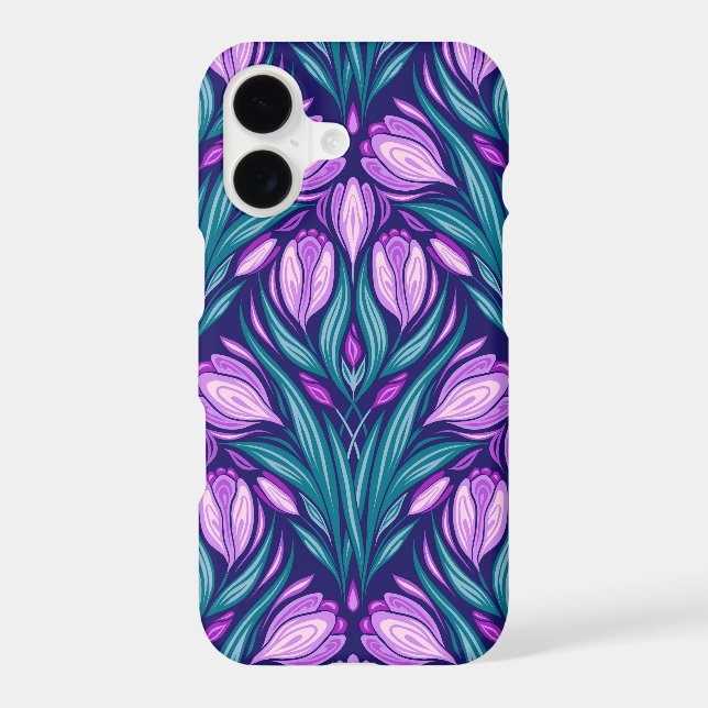 Spring crocuses iphone case (Back)