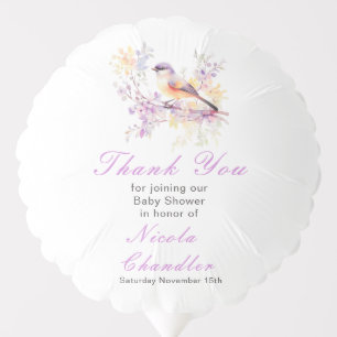 Spring Cute Bird Baby Shower Balloon