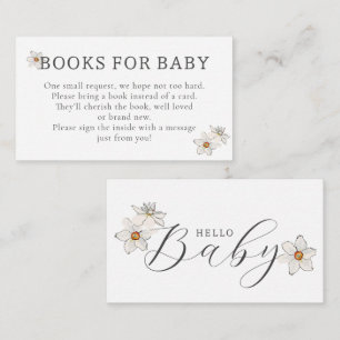 Spring Daffodil Hello Books for Baby Enclosure Card
