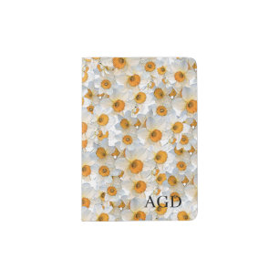 Spring Daffodil Personalized Passport Holder