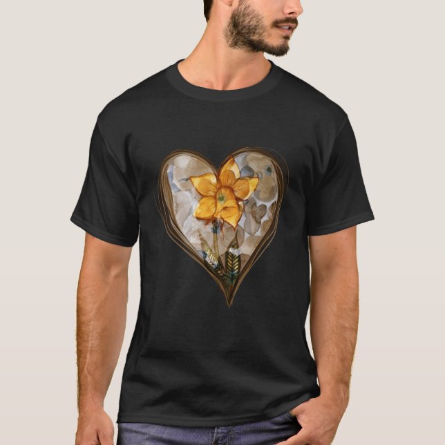 Spring Daffodil Springtime T-Shirt (Front)