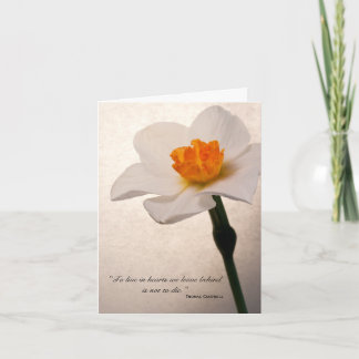 Spring Daffodil Thank You for Your Sympathy Card