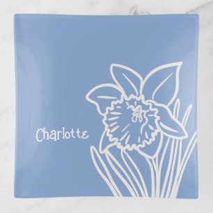 Spring Daffodil Trinket Tray