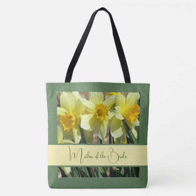 Spring Daffodils All Over Print Tote Bag (Front)