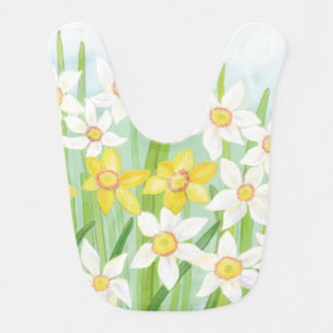Spring Daffodils Baby Bib