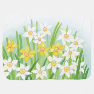 Spring Daffodils Baby Blanket