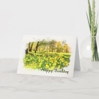 Spring Daffodils Card