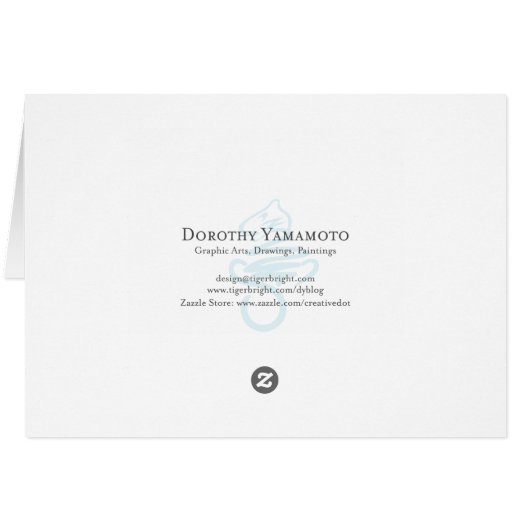 Spring Daffodils Cards (Back Horizontal)
