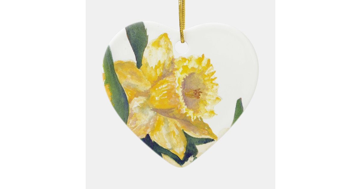 Spring Daffodils Ceramic Ornament Zazzle