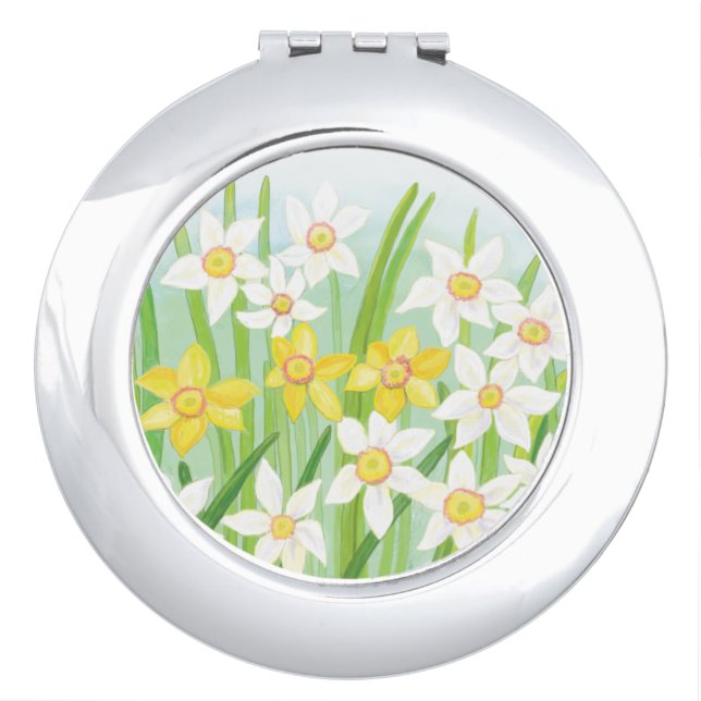 Spring Daffodils   Compact Mirror (Front)