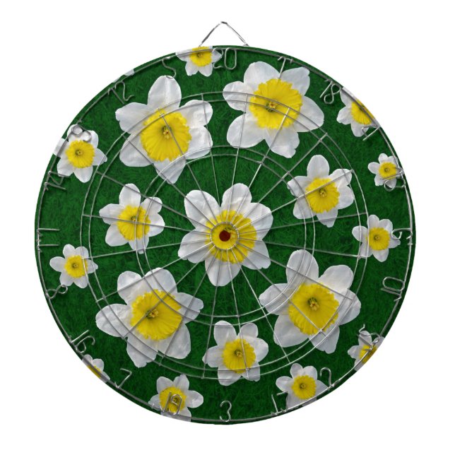 Spring Daffodils Dartboard (Front)