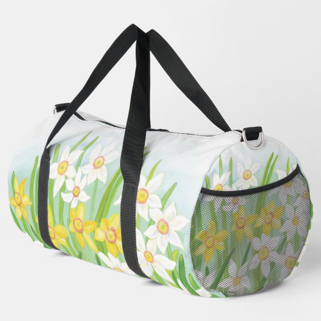 Spring Daffodils   Duffle Bag (Right Corner)