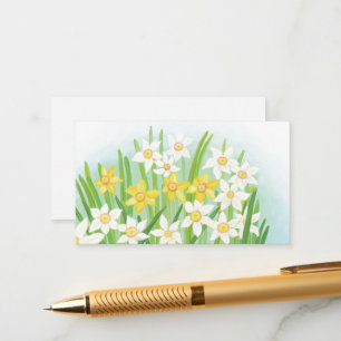 Spring Daffodils Enclosure Card