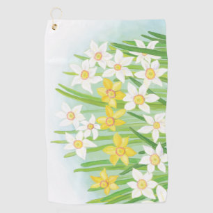 Spring Daffodils Golf Towel