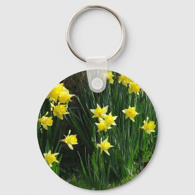 Spring Daffodils Keychain (Front)