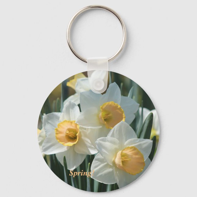 Spring Daffodils! Keychain (Front)