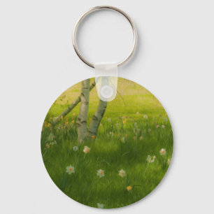 Spring Daffodils Keychain