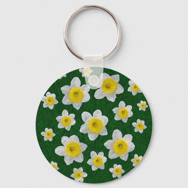 Spring Daffodils Keychain (Front)