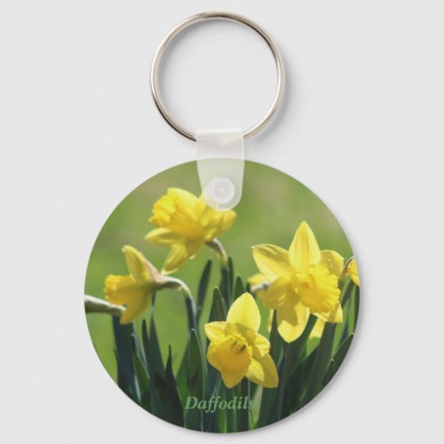 Spring Daffodils Keychain
