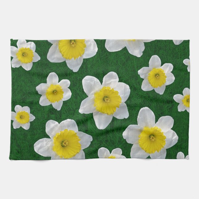Spring Daffodils Kitchen Towel (Horizontal)